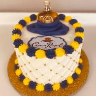 Crown Royal Birthday Cake