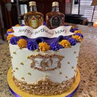 Crown Royal Birthday Cake for Mary