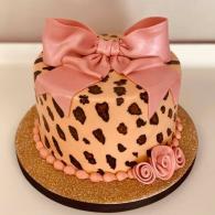 Cheetah Birthday Cake