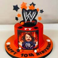 Wrestling Birthday Cake for Ty