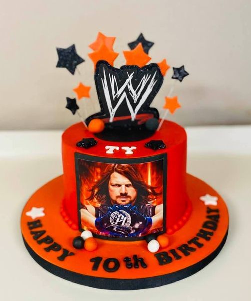 Wrestling Birthday Cake for Ty