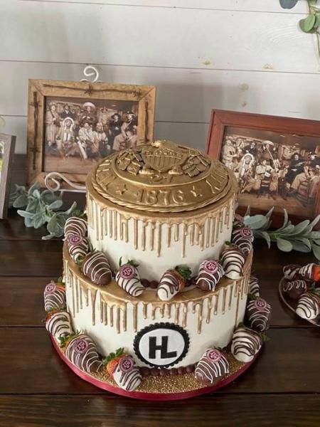 Caldwell-Hurta Groom's cake @ Svetlik Farm