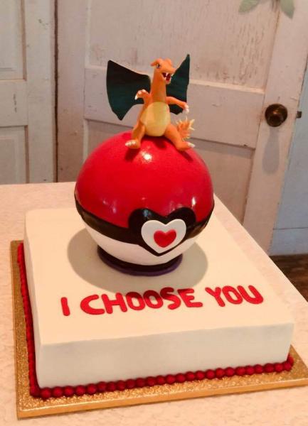 Charizard Cake