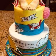 Dr. Seuss Baby Shower Cake