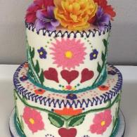 Fiesta Wedding Cake