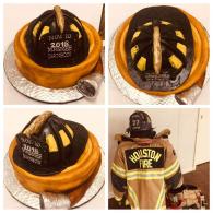 Fireman's Helmet Cake