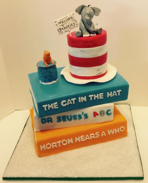 Dr. Seuss Baby Shower Cake