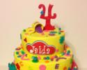 Playdough Birthday Cake