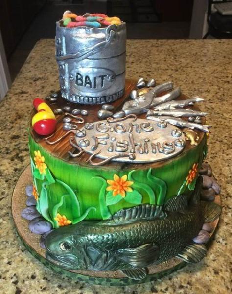 Gone Fishing Cake