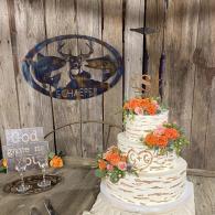Gwen & Cory's Wedding Cake @ Blase's Hall