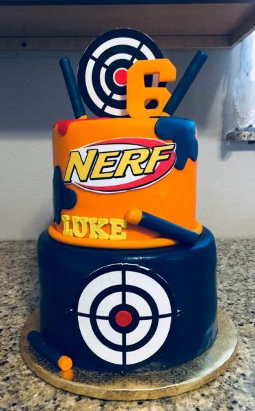 Luke's 6th Nerf Cake