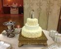 A stunning 3 tier wedding cake.