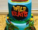 James' 5th Wild Kratts Birthday Cake