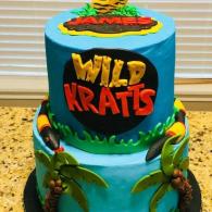 James' 5th Wild Kratts Birthday Cake